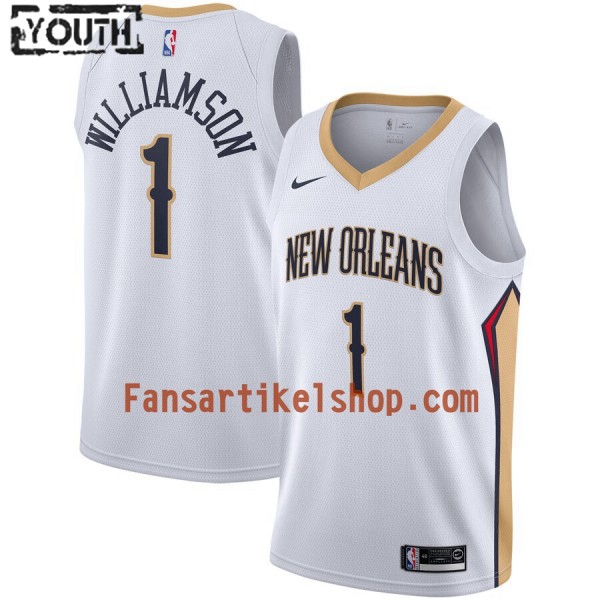 NBA New Orleans Pelicans Trikot Zion Williamson 1 Nike 2019-2020 Association Edition Swingman - Kinder